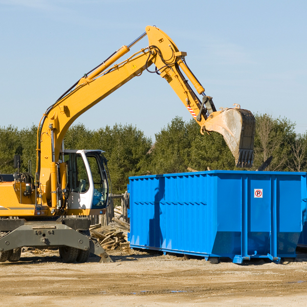 how does a residential dumpster rental service work in North Plymouth